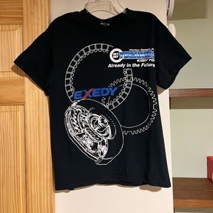 Vintage EXEDY WET DRY TECHNICS T Shirt Big Logo size M
